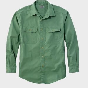 LL Bean Sunwashed Canvas Shirt